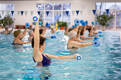 Aqua aerobics discount classes near me